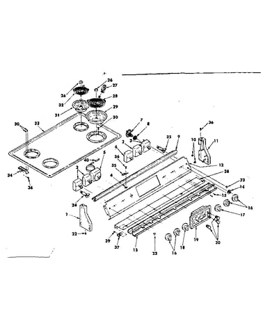 Control panel and assemblies