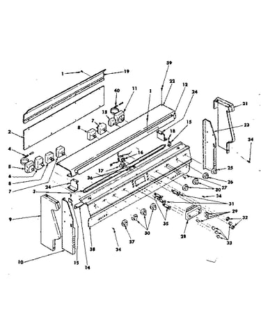 Backguard assembly