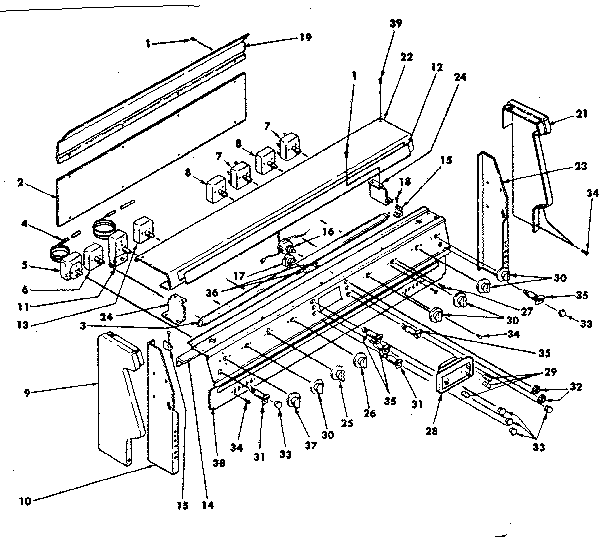 Backguard assembly