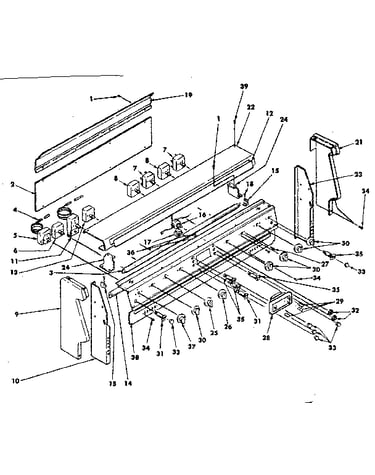 Backguard assembly