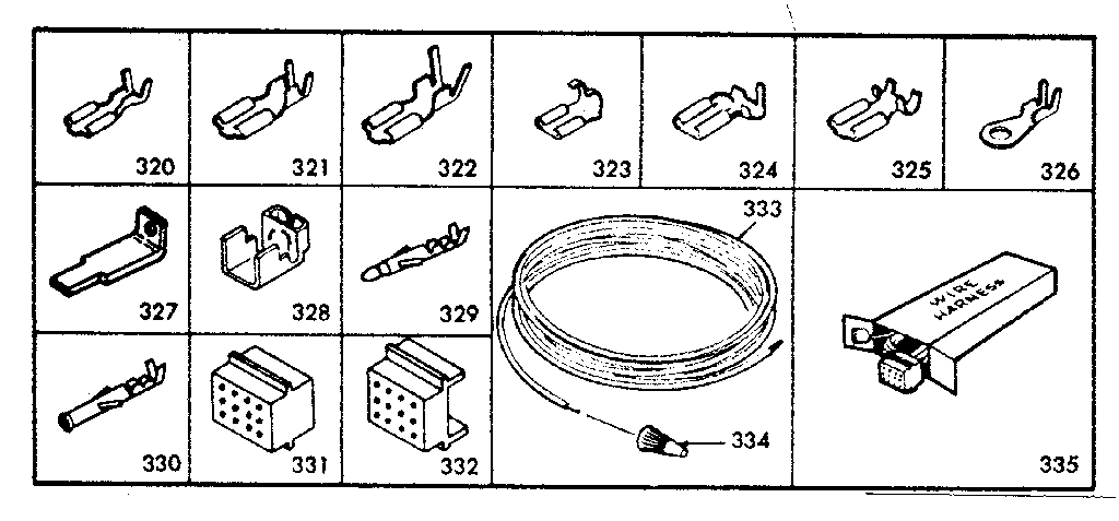 Wiring and wiring terminals