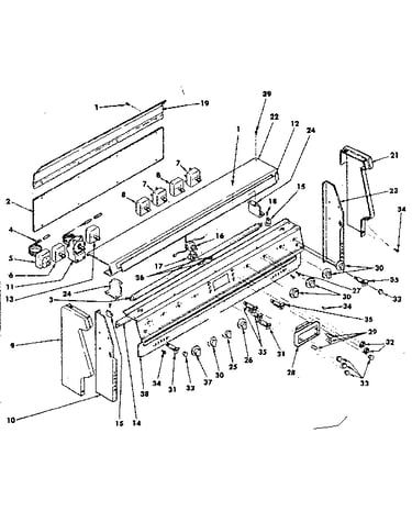 Backguard assembly
