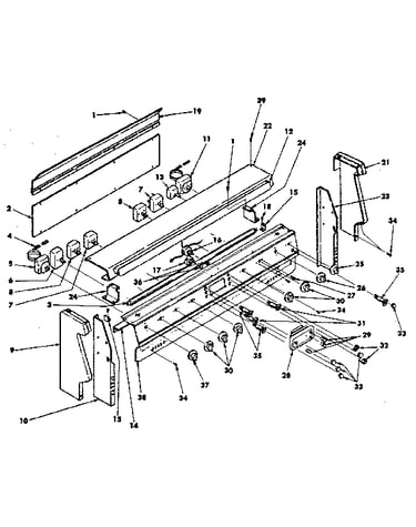 Backguard assembly
