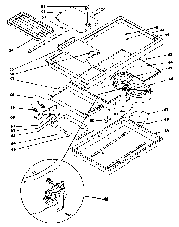 Main top cook surface