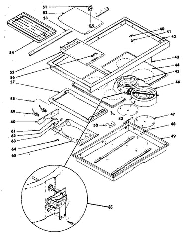 Main top cook surface