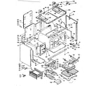 Kenmore 6289507710 body assembly diagram