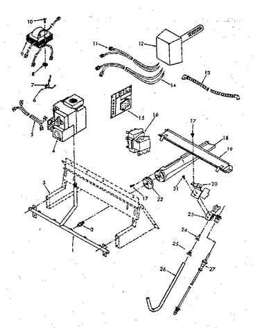 Gas burners and manifold