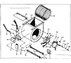 Kenmore 867765260 blower assembly diagram