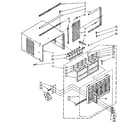 Kenmore 1068770880 cabinet parts diagram