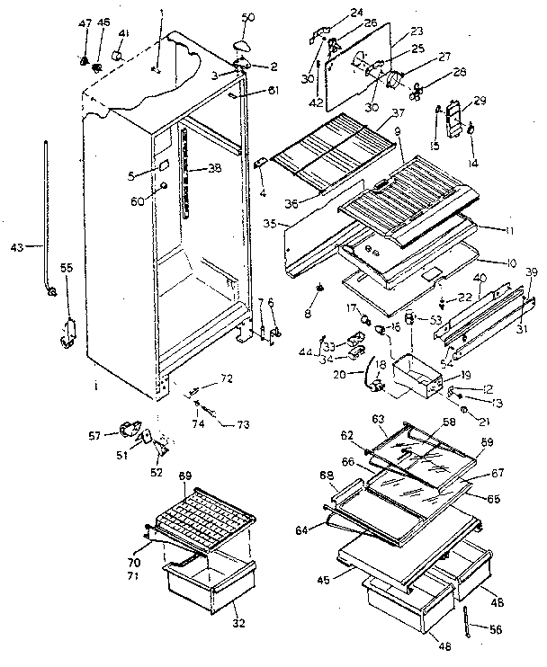 CABINET PARTS