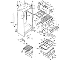 Kenmore 2538771880 cabinet parts diagram
