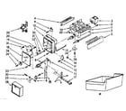 Kenmore 2538771810 ice maker parts diagram