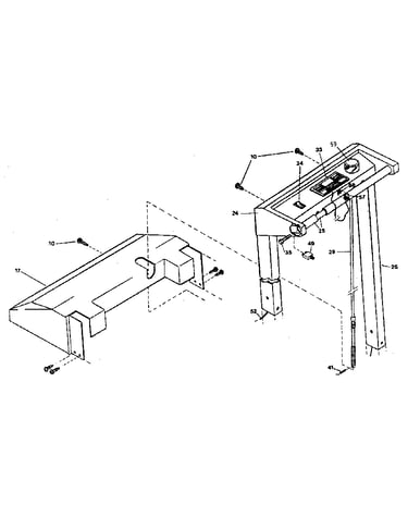 Control panel and motor housing