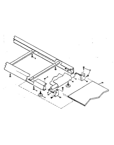 Rear roller assembly