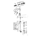 Kenmore 625342300 nozzle assembly & brine valve diagram