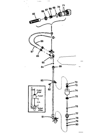 Nozzle assembly & brine valve