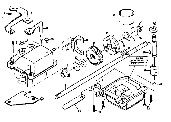 Gear case assembly