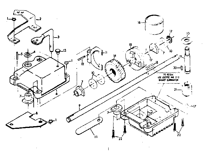 Gear case assembly