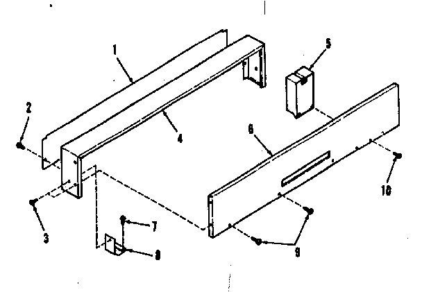 Backguard section