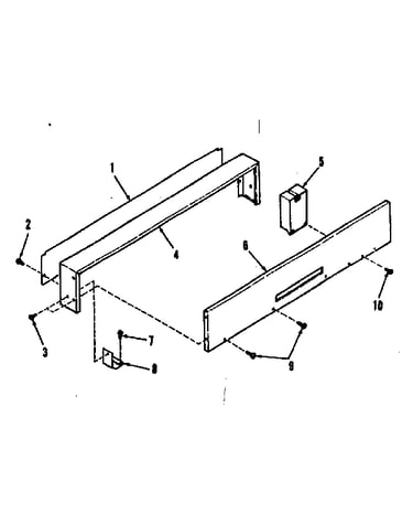 Backguard section