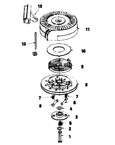 Rewind starter no. 590621