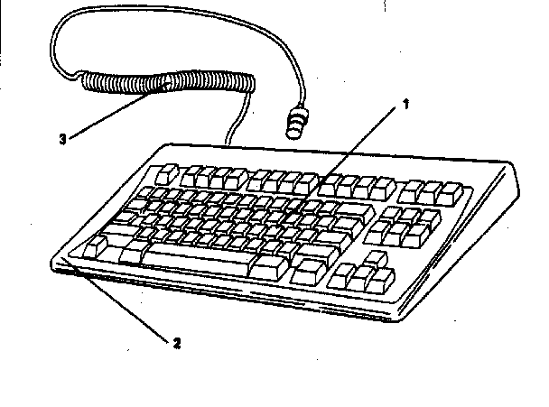 Space saving keyboard (84/85 key)