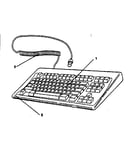 Space saving keyboard (84/85 key)