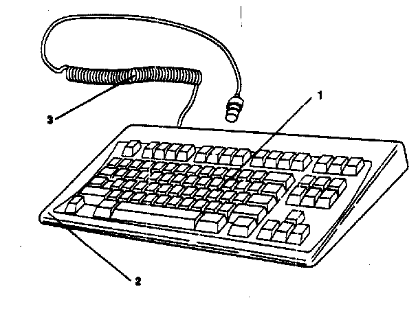Space saving keyboard (84/85 key)