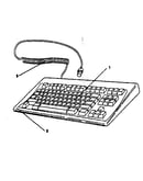 Space saving keyboard (84/85 key)