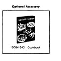 Kenmore 2581048180 optional accessory diagram