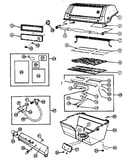 Grill and burner section