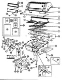 Grill and burner section