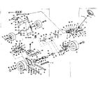Craftsman 536250921 front and rear axle assembly diagram