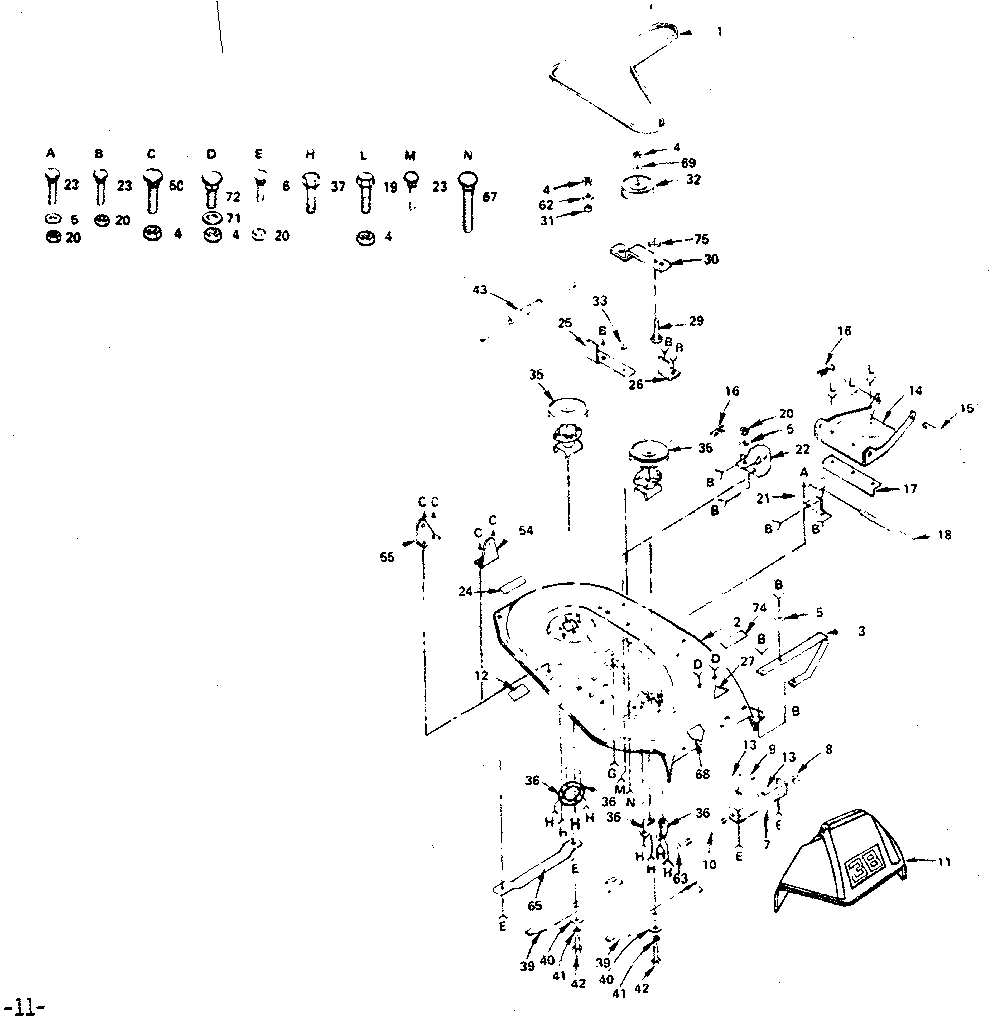 38" mower