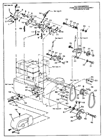 Impeller and augar drive