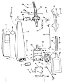 Handle and bag housing