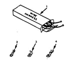 Kenmore 9119388710 wire harnesses and components diagram
