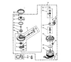 Kenmore 6651777580 pump and motor parts diagram