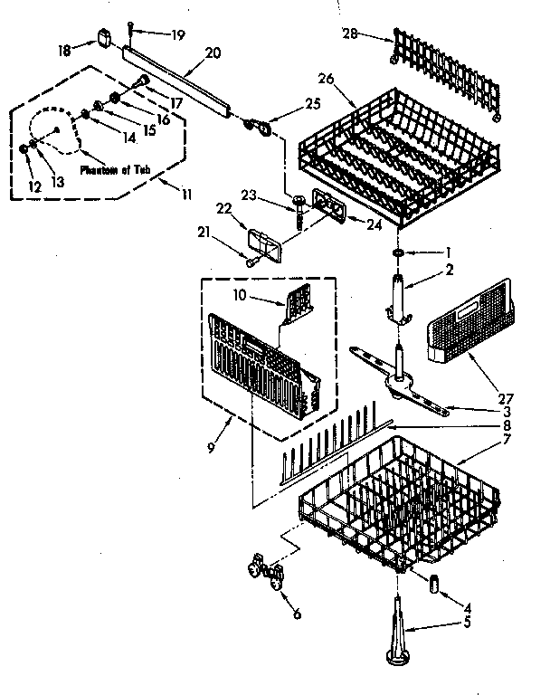 DISHRACK PARTS