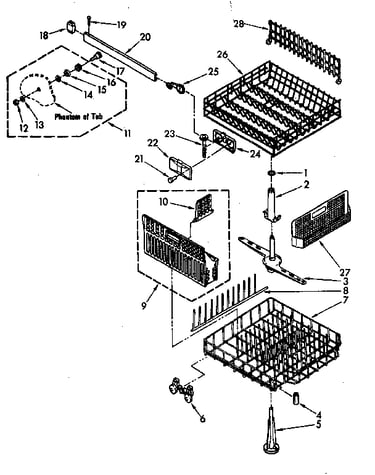 Dishrack parts