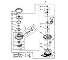 Kenmore 6651777581 pump and motor parts diagram