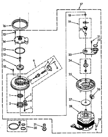 Pump and motor parts
