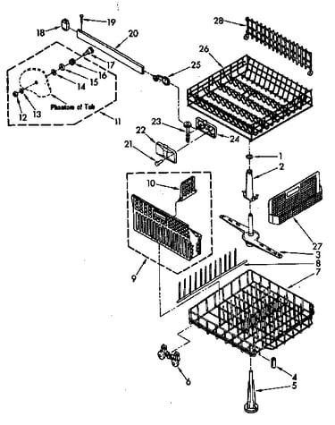 Dishrack parts