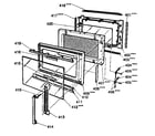 Kenmore 7218883680 door parts diagram