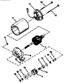 Electric starter motor