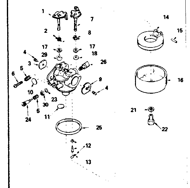 Carburetor no. 632222