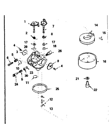 Carburetor no. 632222