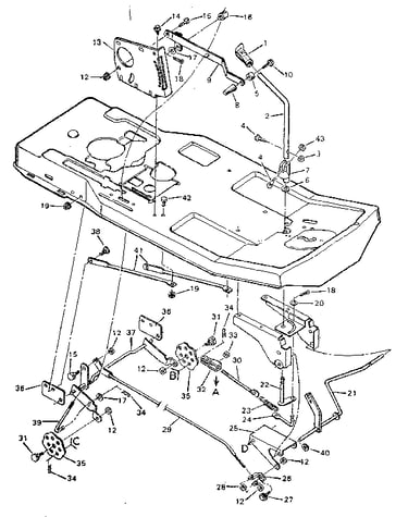 Blade housing suspension
