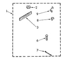 Kenmore 11082477110 miscellaneous parts diagram