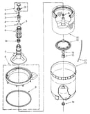 Agitator, basket and tub parts
